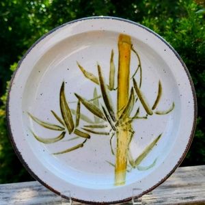 4  England Rangoon Midwinter Stonehenge Bamboo Plates 10.5" Wedgwood